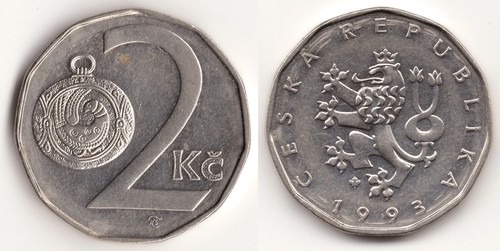 Repubblica ceca koruny 1993 - repubblica,