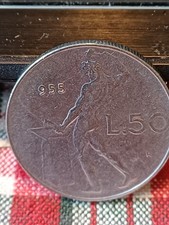 50 LIRE MB 1955 ERRORE SENZA