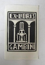EX LIBRIS  GAMBINI 