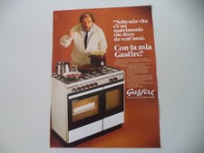 advertising Pubblicità 1978 CUCINE GASFIRE e UGO TOGNAZZI