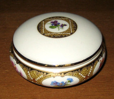 Porcellana OLD ENGLAND Imperial Lily Portagioie contenitore cn coperchio vintage