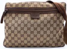 GUCCI GG LOGO MESSENGER BORSA