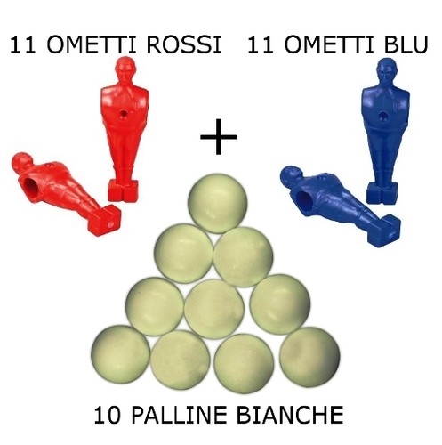 Set palline 11 ometti - palline, blu