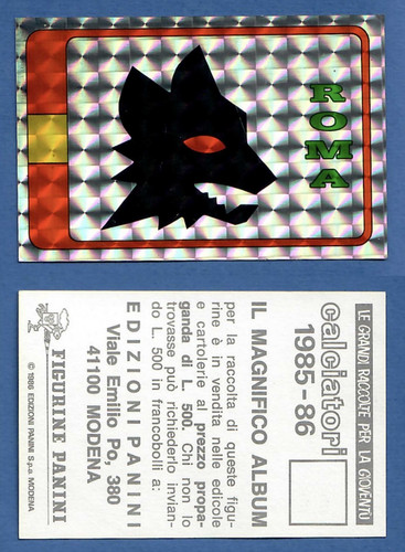Scudetto calciatori panini - calciatori,