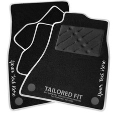 Tappetini auto Ford Ka (2a generazione) 2009 - 2012 e logo personalizzato Girly