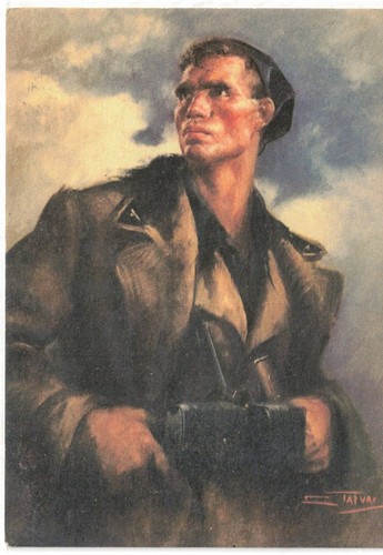 Cartolina propaganda fascista - cartolina,
