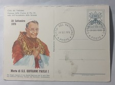 Papa GIOVANNI Paolo I-Roma-Belluno-Canale D'Agordo-Morte-Rara