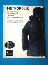 RITAGLIO DI GIORNALE PUBBLICITA' GIACCONE GIACCA C.P.COMPANY DA COLLEZIONE-(141)