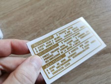 Honda VF/VFR/CBR/GL/XBR500/CBR900RR fuel tank decal adesivi autocollants ステッ