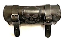 Borsa Moto Porta Attrezzi Cuoio Harley Honda Moto Guzzi Pelle Kawasaki Triumph