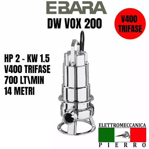 Vox 200 ebara elettropompa - dw,