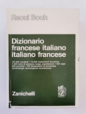 Dizionario francese-italiano-francese RAOUL BOCH - ZANICHELLI - 1979