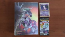 POKEMON ALBUM RACCOGLITORE + 12 CARTE RARE NO HOLO - VARI SET + BUSTINA PROMO.