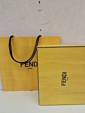 ? Yellow Fendi Empty Box 35x28x14 cmwith Original Paper Bag