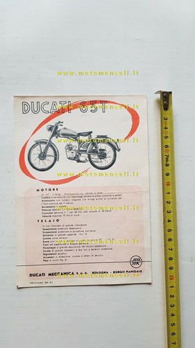 Ducati depliant originale - 65,
