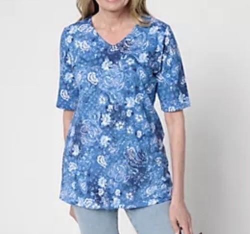 Nuovo qvc denim top - qvc, co.