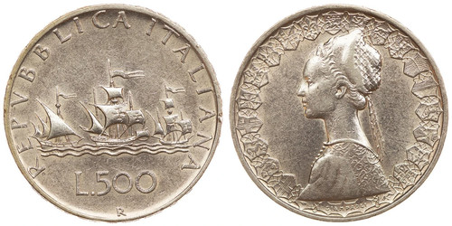 Italia 500 lire - lire,