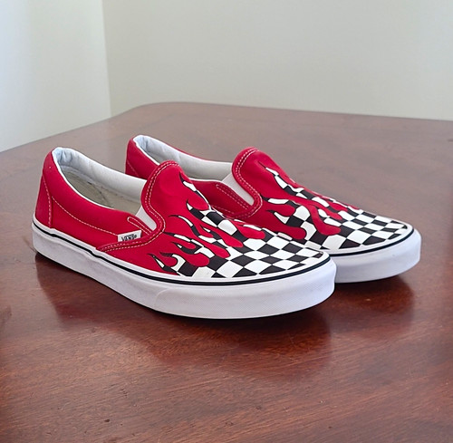 Vans classic slip rosso - vans, slip-on