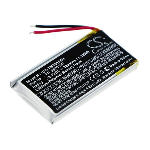 Batteria per tomtom spark - per, 510