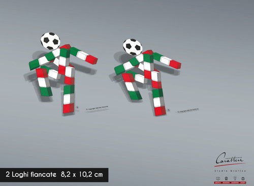 Coppia adesivi montanti fiat - coppia,