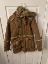 Parka pelliccia cielo e terra