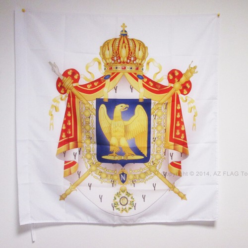 Bandiera stemma napoleone iii - stemma,