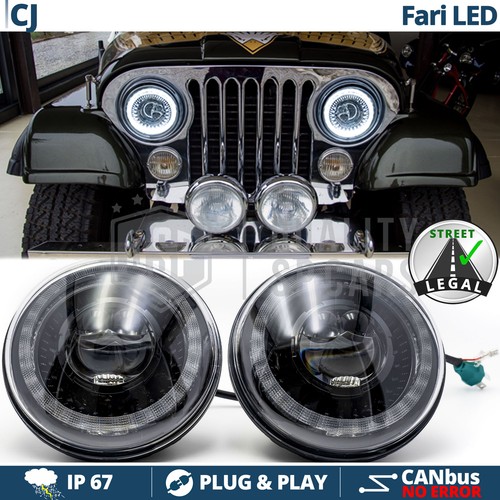 Fari full led per jeep - led,