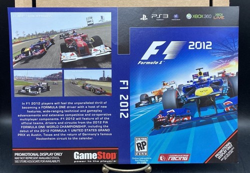 Formula 2012 gamestop - formula, f1