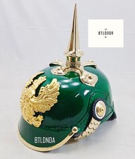 Elmetto pelle verde piccone