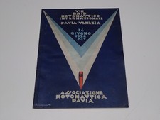 VIII RAID MOTONAUTICO INTERNAZIONALE PAVIA - VENEZIA 1936 MOTONAUTICA PAVIA