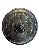 moneta 2 euro corpo nazionale dei vigili del fuoco 2020