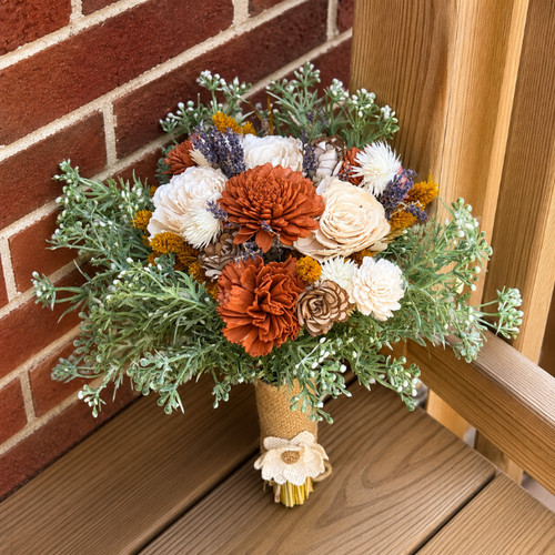 Bouquet sposa legno - da,