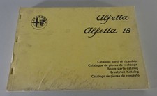 Catalogo Ricambi/Listello di Ricambio Alfa Romeo Alfetta/Alfetta 1.8 Tipo 116