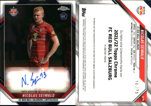 Autografo nicolas seiwald - autografo,