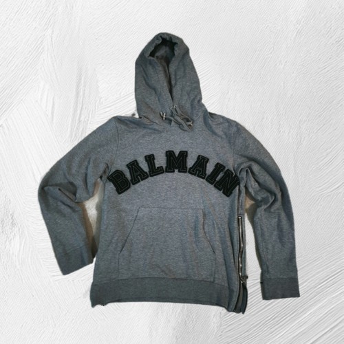 Balmain unisex grigio felpa - balmain,
