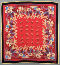 Magnifique foulard vintage  "