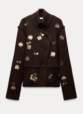 ZARA CARDIGAN IN MAGLIA CON