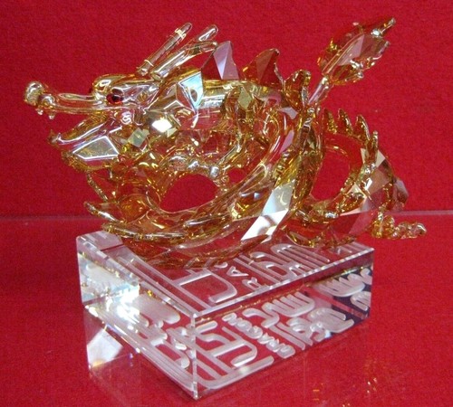 Statua swarovski grande drago - swarovski,
