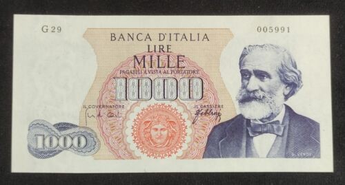 1000 lire verdi tipo - lire,