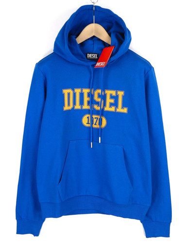 Diesel felpa uomo col cobalto - felpa,