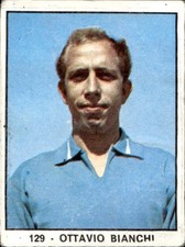 figurina Panini campioni dello sport 1966 Rec. # 129 Ottavio Bianchi