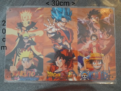 Plaque metal naruto dragon - metal,