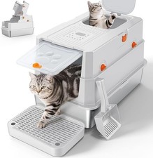 Lettiera in acciaio inox con