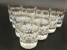 CARPANO BICCHIERI PUBBLICITARI VINTAGE DA COLLEZIONE - 10 PEZZI