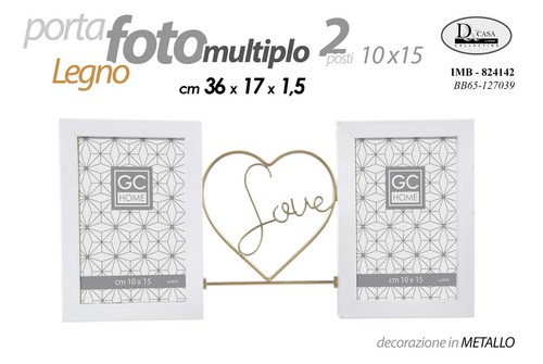 Portafoto multiplo parete - portafoto,