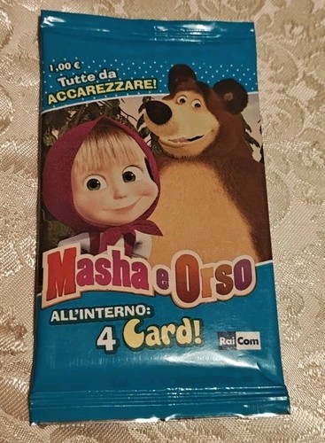 Masha orso bustina card - e,