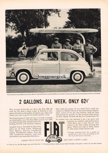 Pubblicità fiat 600 - pubblicità,