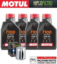 Kit Tagliando 4 OLIO [MOTUL] 7100 20w50 FILTRO Harley XLH 1200 SPORTSTER 1994