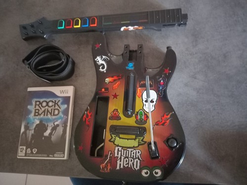 Guitare wii guitar hero - guitare,