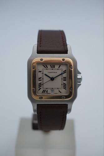 Cartier santos galbée - galbée, gm